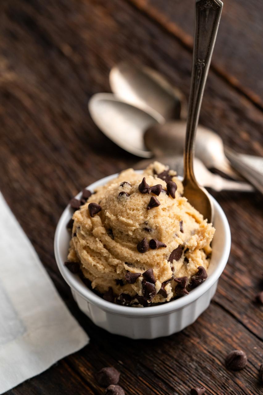 Edible Chocolate Chip Cookie Dough - Life Made Simple