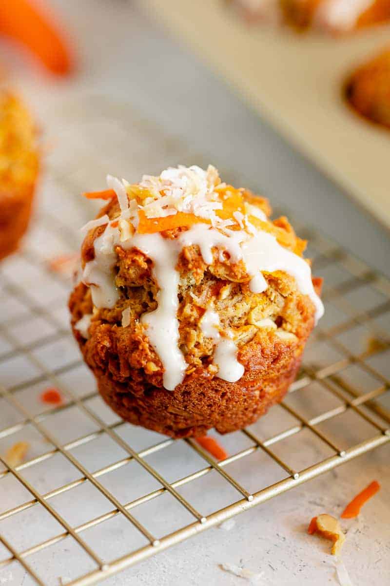 Carrot Cake Muffins - Girl With The Iron Cast