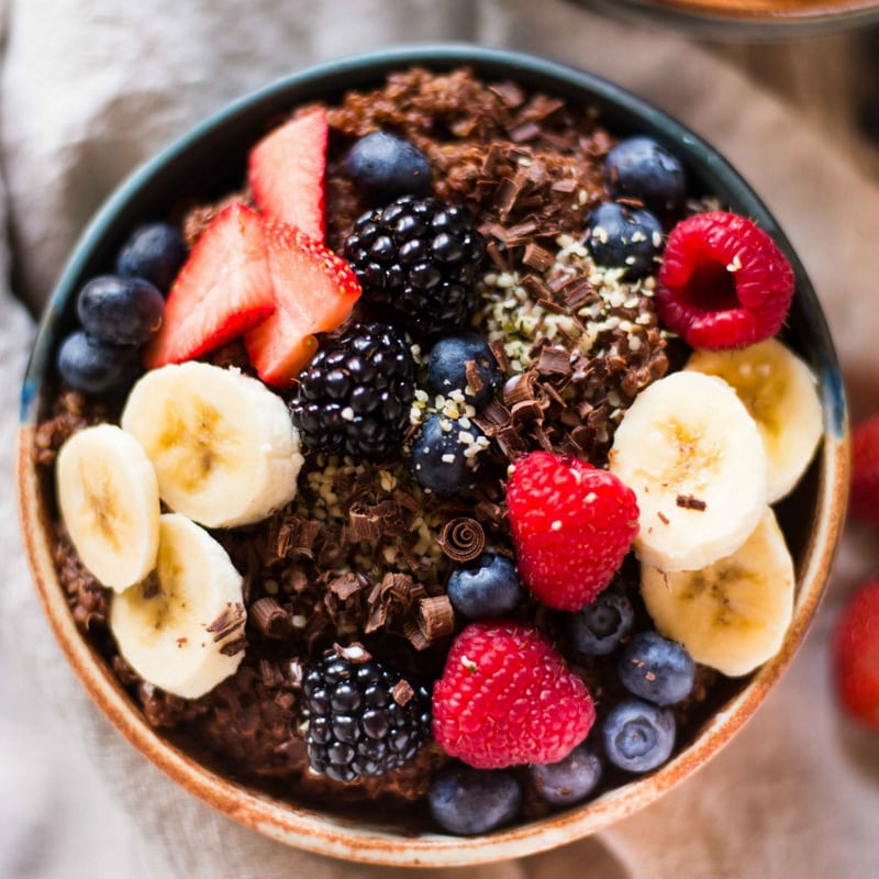 Chocolate Quinoa Breakfast Bowl • A Sweet Pea Chef
