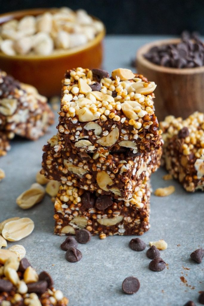 Chocolade quinoa bites - glutenvrij, koemelkvrij en no bake - Ikeetvrij