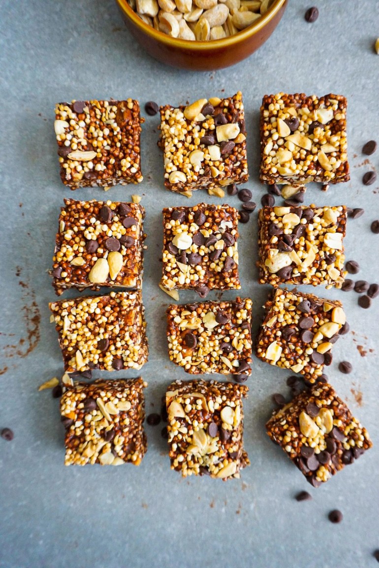 Chocolade quinoa bites - glutenvrij, koemelkvrij en no bake - Ikeetvrij