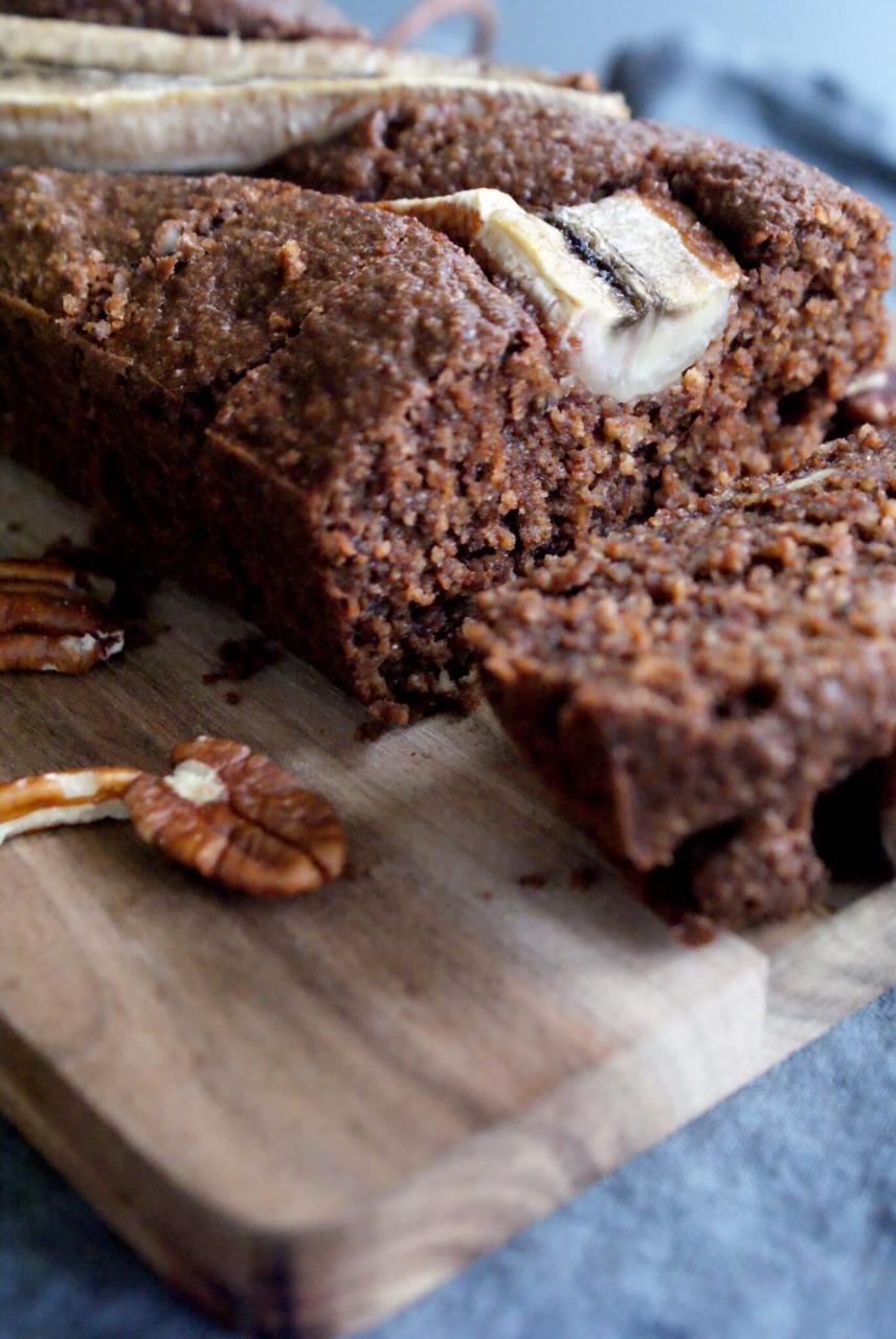 Cake met chocolade en banaan - Zonderzooi - Gezonde recepten - Duurzame  lifestyle