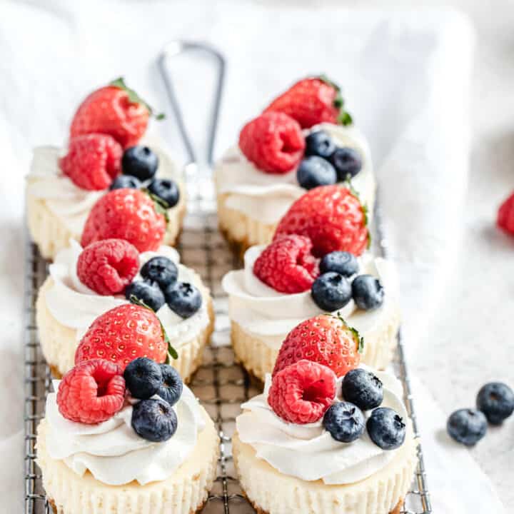 Easy Mini Cheesecakes Recipe | Queenslee Appétit